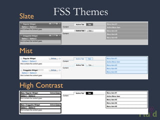 Slate     FSS Themes


Mist



High Contrast
 