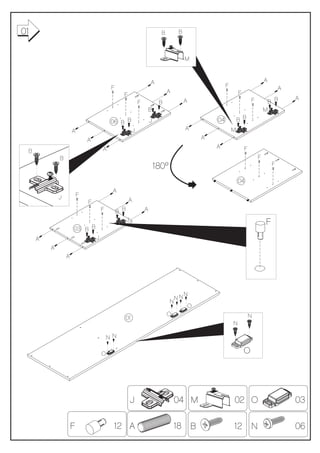 01                                                                        B        B



                                                                                        M


                                                                    A                                                            A
                                          F                                                              F                               A
                                                                              A                                  F
                                                F
                                                                                                                                             A
                                                            F            B              A                                F        B B
                                                                B                                                                M
                                         06 B B                     J                               04           B B
                     A                                  J                               A                    M
                             A                                                                  A
                                     A                                                              A                F
 B
             B                                                                                                               F
                                                                        180º                                                         F

                                                                                                                 04
                                          A
             J           F
                             F                      A
                                     F        B B               A
                                                    J
                                                                                                                                 F
                     03 B B
     A                           J
         A
                 A




                                                                                        N
                                                                                   NN
                                                                               N
                                                                                            O
                                                                              O                                          N
                                                01
                                                                                                             N

                                         NN

                                     O                                                                               O




                                                        J                          04 M                      02 O                            03

                     F                    12 A                                    18 B                       12          N                   06
 
