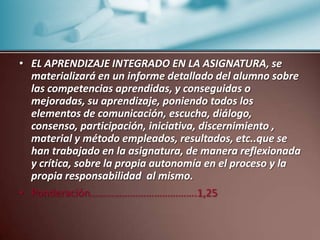 Igualmente  cada grupo elaborará un poster que servirá para exponer al resto de los alumnos del centro sus conclusiones. De la misma manera en un blog a modo de revista se publicarán los mismos.Analizando la utilidad de cada medio de exposición, sus dificultades y la importancia de los mismos al objetivo propuesto a desarrollar.Ponderación de la exposición, poster y blog………2 puntos.