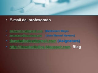 Evaluación de los alumnos sobre su satisfacción y los elementos que han constituido su proceso de aprendizaje como balance final de la asignatura.Actividades académicas complementarias:Diálogo permanente a través del correo de la asignatura en la que cada alumno puede expresar, preguntar, comentar, discrepar etc…y del FORO ABIERTO. En la página Web de la escuela área de la asignatura se irán colgando ejercicios prácticos, para solución de problemas, casos, documentos, videos … como soporte a la practica.