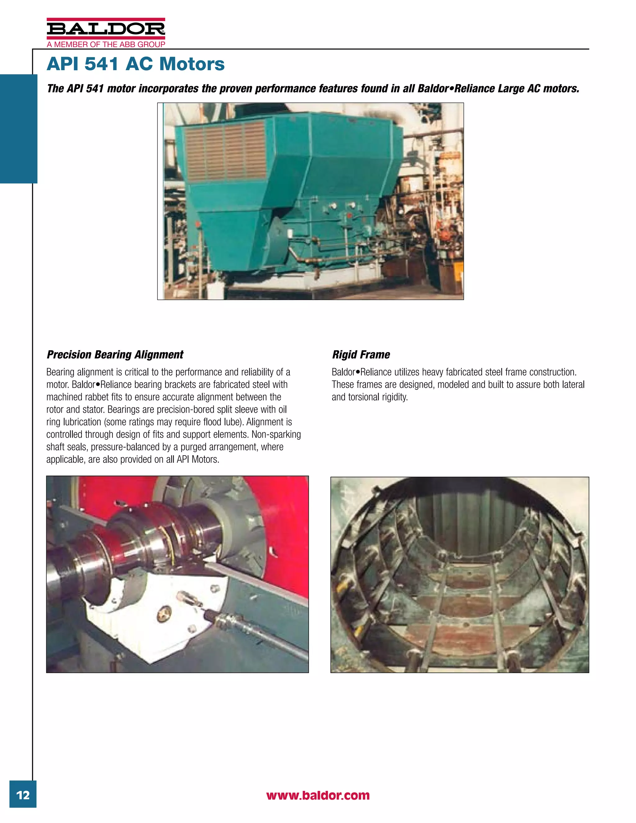 Baldor Large Frame AC Induction Motors | PDF