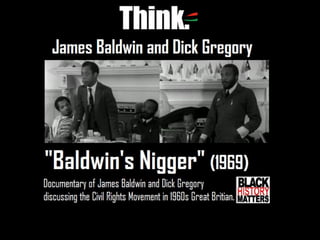 James Baldwin and Dick Gregory| Baldwin's Nigger (1969) 