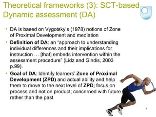 Dynamic Assessment In Education Dynamic assessment and academic writing: evidence of learning transfer ...