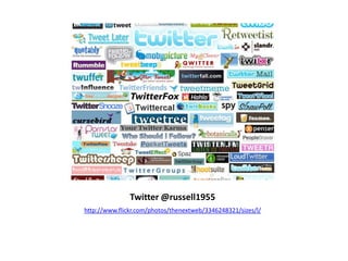 Twitter @russell1955<br />http://www.flickr.com/photos/thenextweb/3346248321/sizes/l/<br />