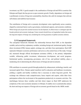 Fdi Thesis Example THE EFFECT OF FOREIGN AID ON ECONOMIC GROWTH IN ETHIOPIA | PDF