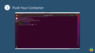 1 Push Your Container
3
 