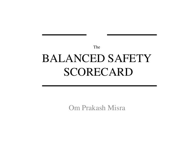 balence score card safety