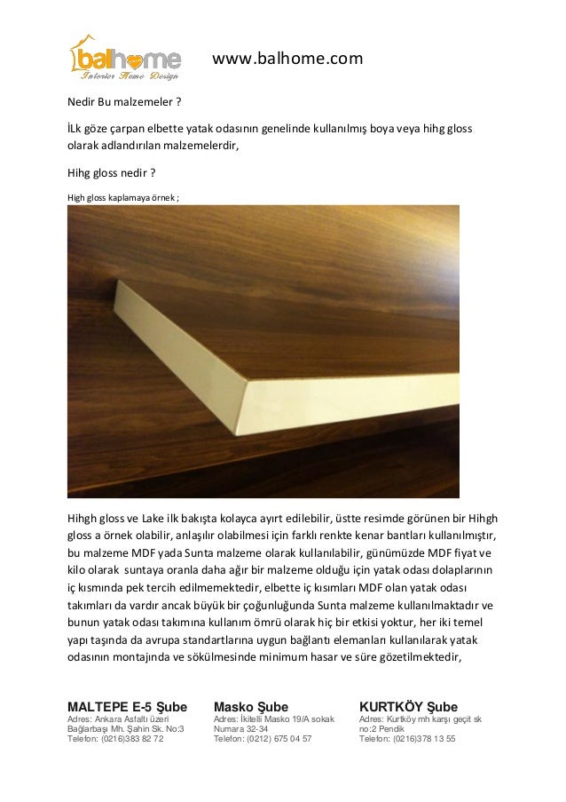 Yatak odası takımları