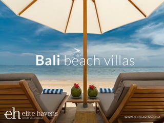 Bali beach villas