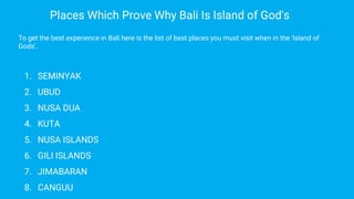 Bali ppt | PPTX