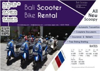 Bali Scooter Rental in Legian Seminyak
