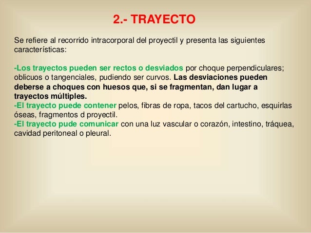 Balistica terminal balistica de las heridas