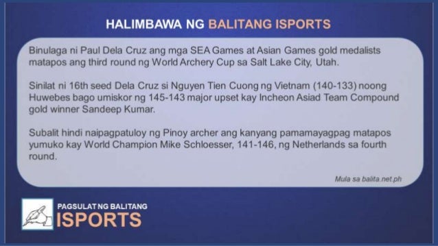 Pagsulat Ng Balitang Isports 35  carrotapp