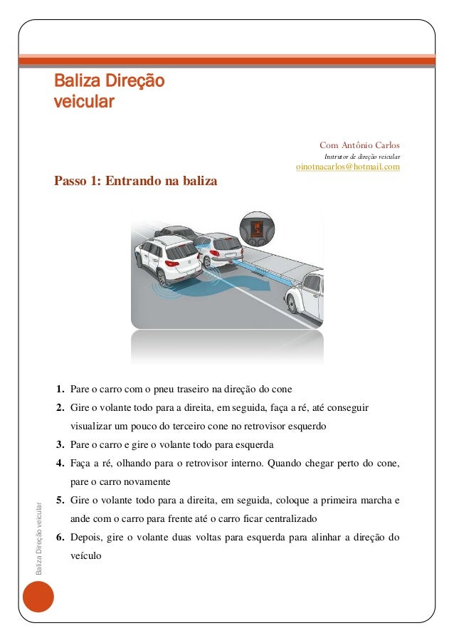 Exame de direcao passo a passo