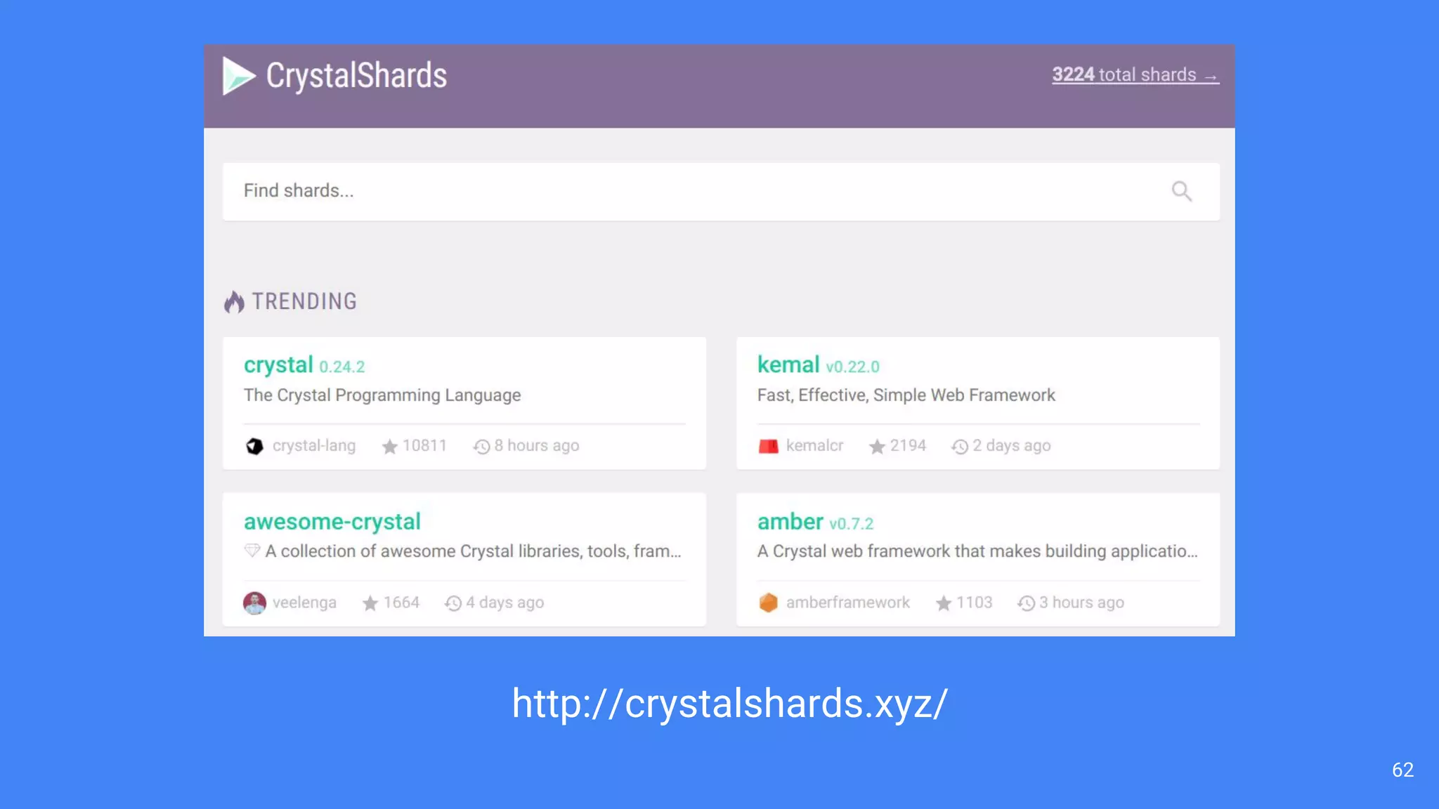 62
http://crystalshards.xyz/
 