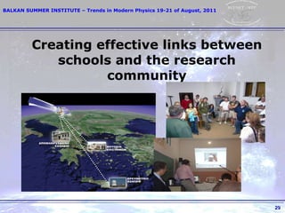 Creating effective links between schools and the research community 