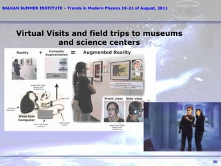 Virtual Visits and field trips to museums  and science centers  