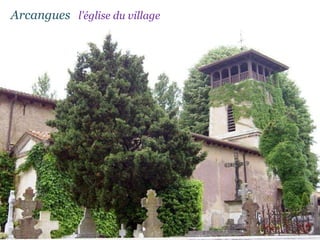 Arcangues  l’église du village 