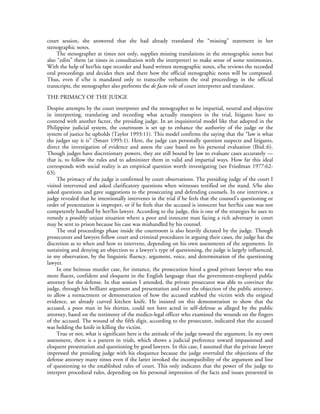 THE RULE OF LAW, ORAL TEXTUALITY, AND JUSTICE IN CRIMINAL COURT ...