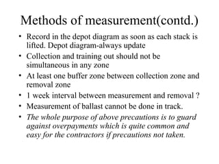 Measuring Ballast Ballast presentation on railway network.ppt