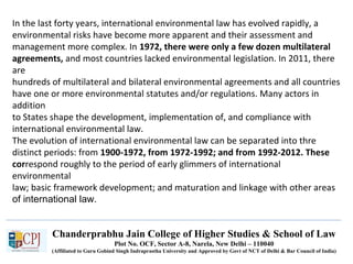 ENVIRONMENT LAW | PPT