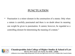Interpretation Of Statute