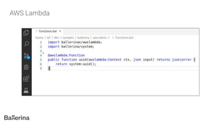 Ballerina - A Programming Language for Cloud and DevOps | PDF