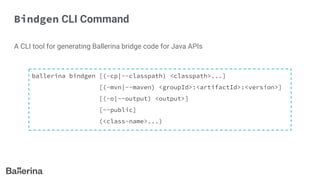 [Ballerina Community Call] Java Interoperability | PDF