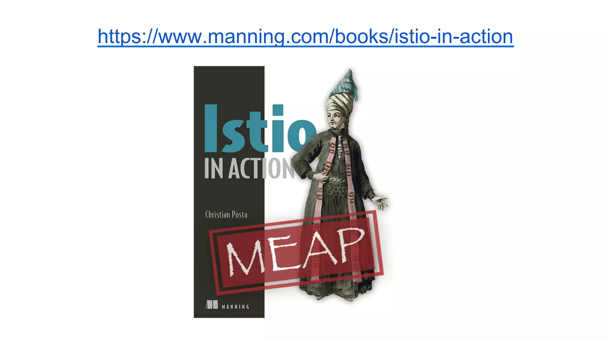 https://www.manning.com/books/istio-in-action
 
