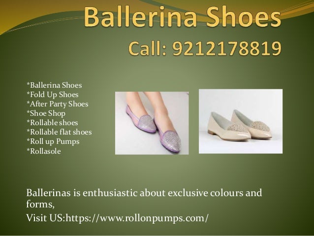 fold up ballet shoes