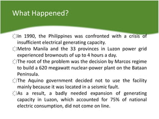 the economics of electricity in the Philippines | PPTX
