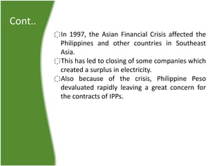 the economics of electricity in the Philippines | PPTX
