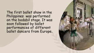 Ballet Dancing (Philippines) famous ballet dancers | PPTX
