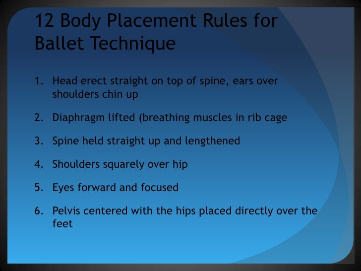 Ballet Technique Study