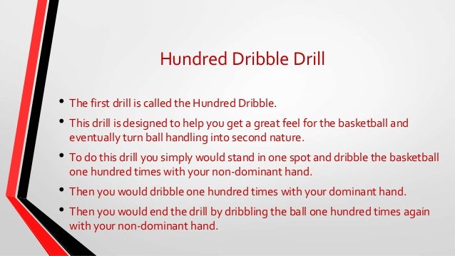 drills dribble