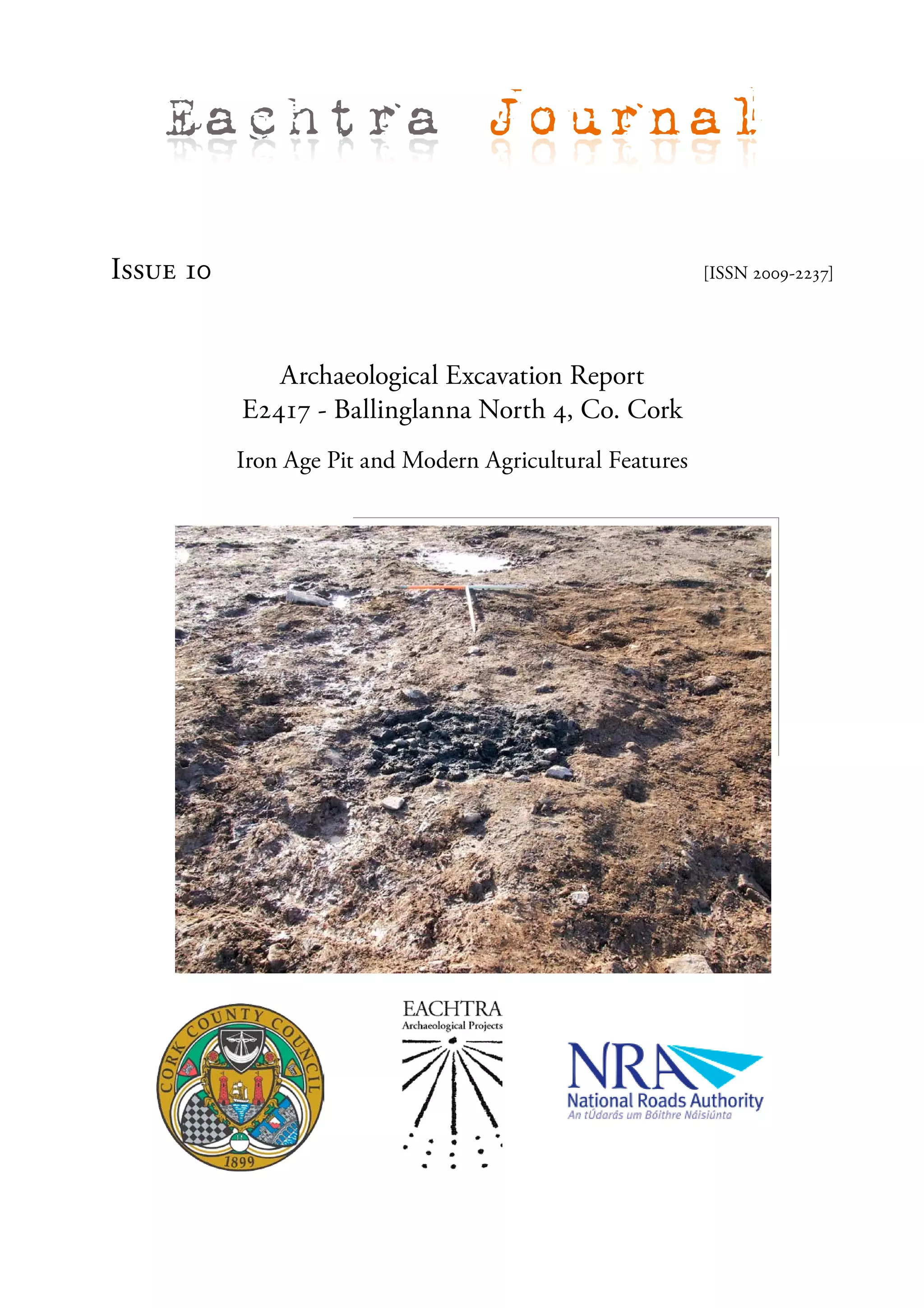 Archaeological Report - Ballinglanna North 4, Co. Cork (Ireland) | PDF