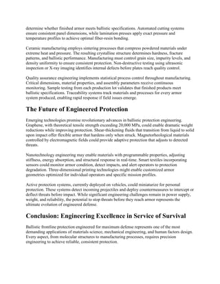 Systematic Frontline Deployment Ballistic Frontline Protection: Engineered for Maximum Defense | PDF