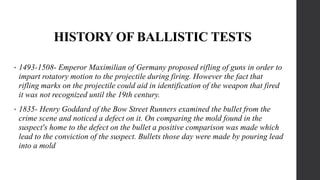 Ballistic presentation | PPTX
