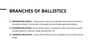 BALLISTICS-WEEK-2.pptx apsdhfapoisdfpoaiusdfpoia | PPTX