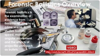 Ballistics in Forensic Science Power Point | PPT