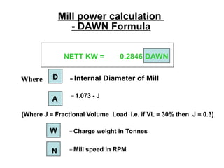 Mill Formulas Cement Industry Manufacturing Ball Mill Details.ppt