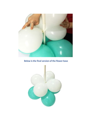 Below is the final version of the flower base
 