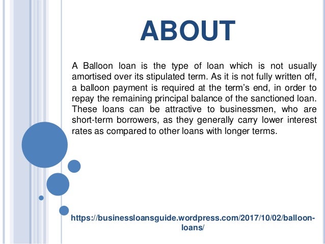 baloon loans