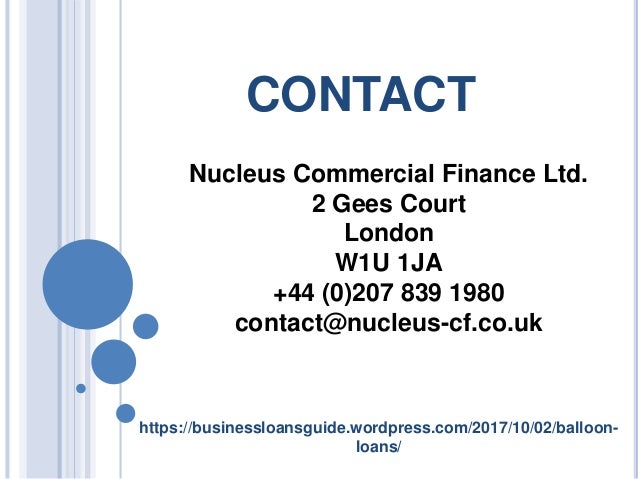 baloon loans