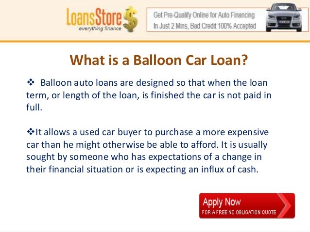 Balloon Payment On Cars 106