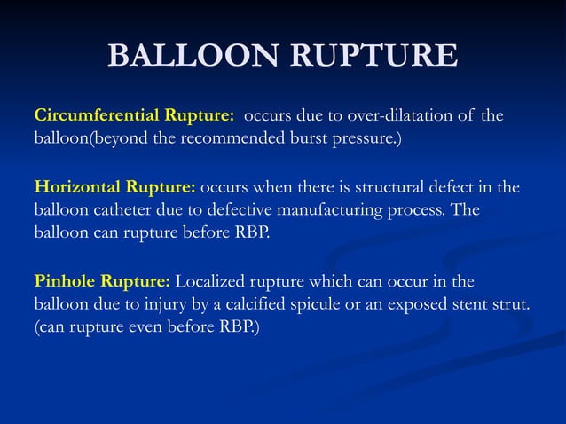 Coronary Balloons in various cardiac interventions | PPSX | First Aid ...