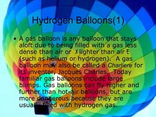 Hydrogen Balloons(1) ,[object Object]