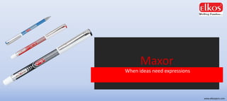 Ball pen maxor | PPTX