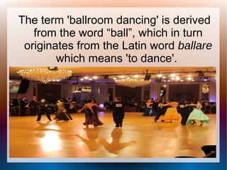 Ballroom dance | ODP