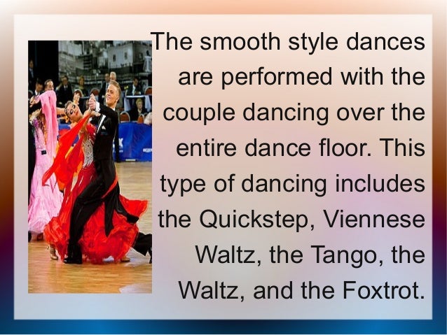 What are some types of ballroom dance?
